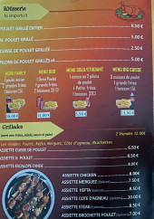 Menu O'Grill - Les grillades et rôtisseries