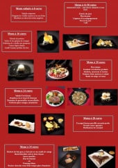 Menu Lac de Villerest - Menus