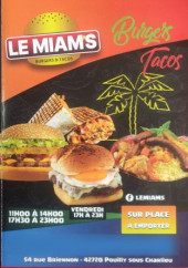 Menu Le miam's - Carte et menu Le miam&amp;amp;#039;s Pouilly-Sous-Charlieu