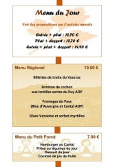 Menu Restaurant La table de Felix - Les menus du jour, menu régional à 19,5€...