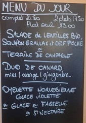 Menu Le Grain de Sel - Exemple de menu