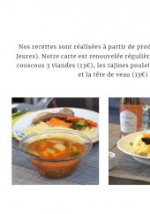 Menu Café des Arts - Les spécialités
