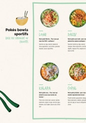 Menu Heiko - Poke bowl - Les pokés bowls sportifs