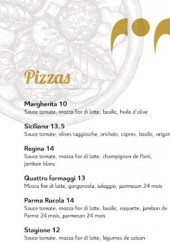 Menu Popolo - Menu pizza et softs