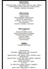 Menu Le Marmiton - buffets salades