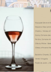 Menu Le Patio du Fouquet - Les sélections de vins