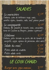 Menu Crok Nature - Salades et coin chaud 