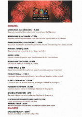 Menu Les Goûts D'Asie - Les entrées et salades