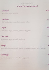 Menu Le Carabistouille - Les pizzas