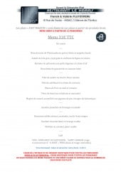 Menu Le Haras - Menu à 31€