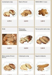 Menu La Boulangerie d'Honoré - Les germinals, vitam's d'Honoré ...