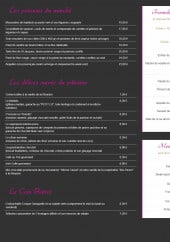 Menu La Guinguette - Les poissons du marché, délices sucrés du pâtissier, coin bistrot,...