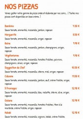 Menu Stop Eat - Les pizzas