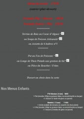 Menu La Terrasse Fleurie - Le menu terroir