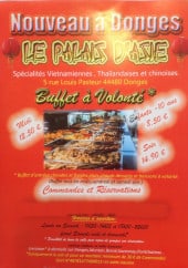 Menu Le palais d'asie - Les buffets