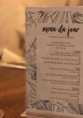 Menu Les Albatros - exemple de menu