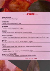 Menu Cara Mamma - Les pizzas