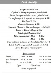 Menu Le Picassiette - Les aperitifs