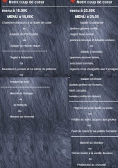 Menu Le P’tit Goinfre - Menus