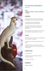 Menu La Mare aux Oiseaux - Menus