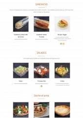 Menu La Cuisine de Brison - Sandwiches, salades, quiche,...