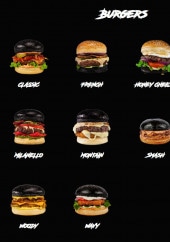Menu Black And White Burger - Les burgers