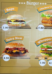 Menu Chicken story - Burgers