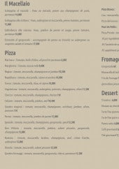 Menu Il Don Vittorio - Pizza, fromage, dessert,...