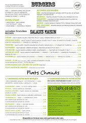 Menu Oh Terroir version Fast Good - Les burgers, salades et plats, ...
