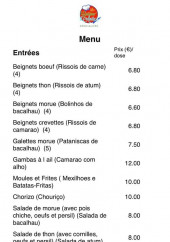 Menu La Cuisine d´Anita - Les entrées