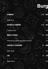 Menu Crousty Food - Les burgers