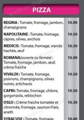 Menu Olive & plus - Les pizzas et pâtes 