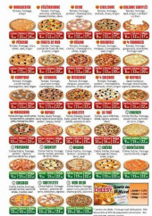 Menu Pizza house - les pizzas