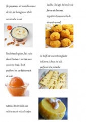 Menu Le Krishnou - Les plats