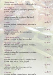 Menu Le Val Trio - Les pizzas