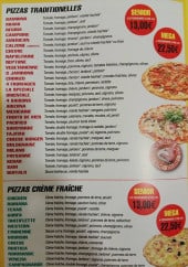 Menu Oriental Pizzeria - Les pizzas