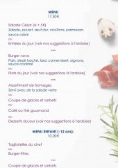 Menu Resto Novo - Les menus
