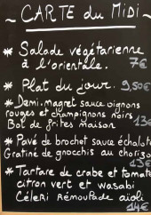 Menu Rest'ò bistro - Exemple de menu