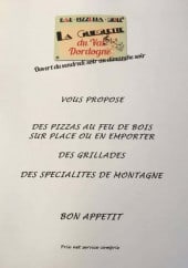 Menu La guinguette du val dordogne - Carte et menu La guinguette du val dordogne Betaille
