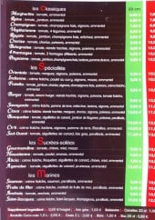 Menu Del fratello - les pizzas