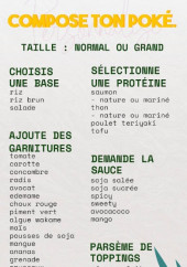 Menu Pokéya - Poké personnalisé