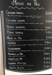 Menu Chez Claudia - Les menus