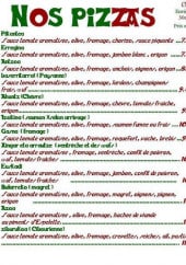 Menu Pizza au Feu de Bois - Les pizzas: pikantea, axoa, erregina...