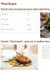 Menu Café des Maronniers - Les menus du jour