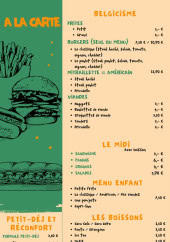 Menu Chez MigMag - La carte