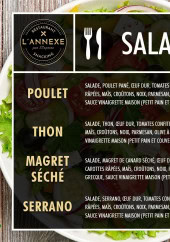 Menu L'Annexe - Les salades