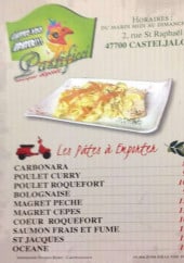 Menu Pastificci - Les pâtes à emporter