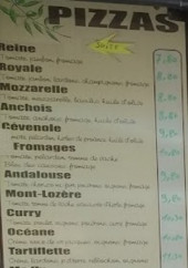 Menu La Boustifly - Les pizzas