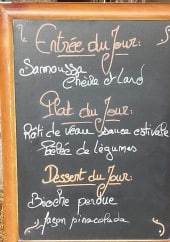 Menu Le Bistrot - Exemple de menu du jour