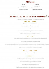 Menu Reste au 51 - Les menus